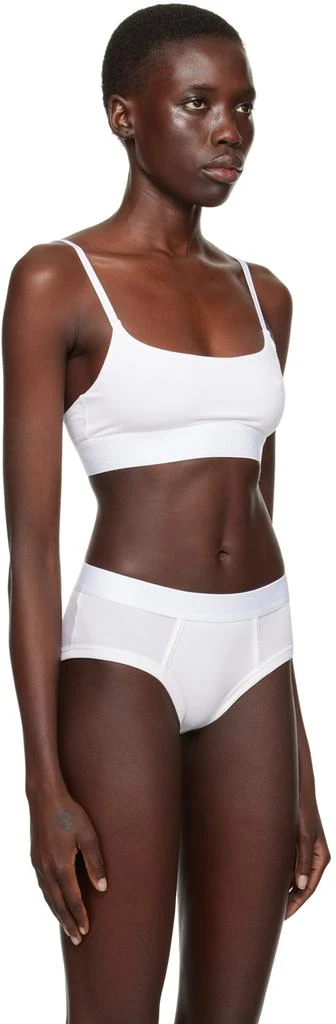 CDLP White Scoop Bralette 2
