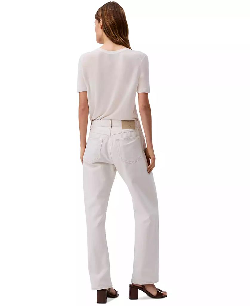 Calvin Klein Women's 90s Straight-Leg Rigid Jeans