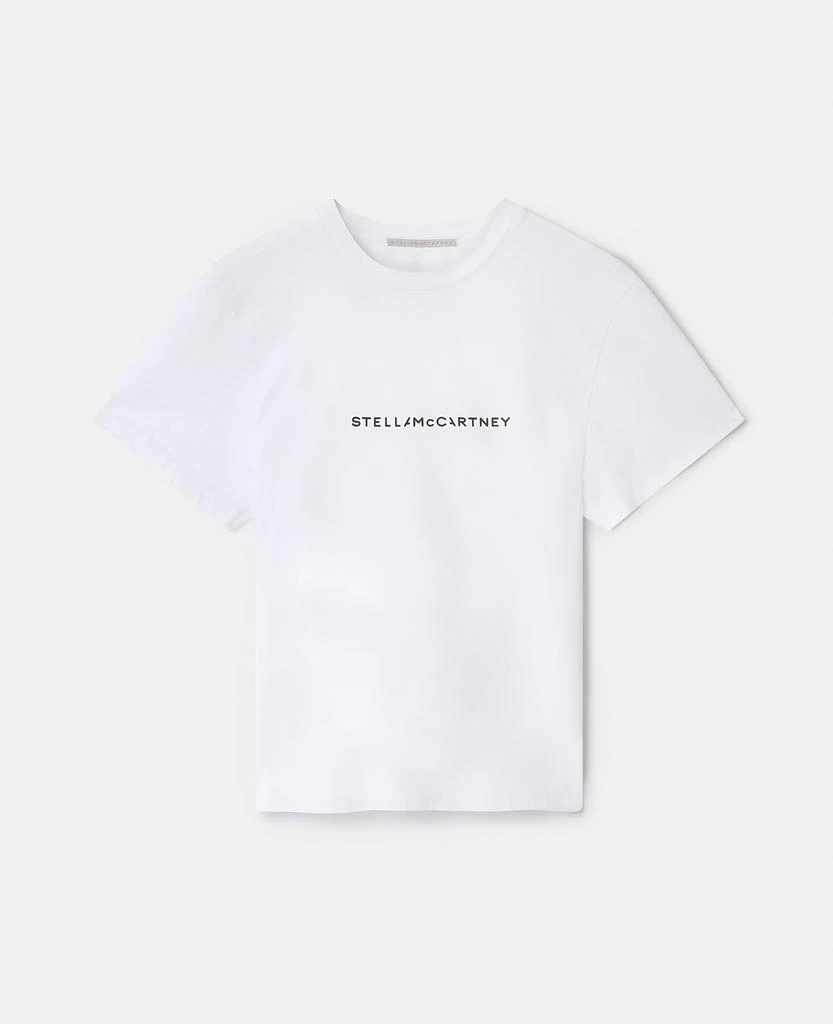 Stella McCartney Stella McCartney - Logo Oversized Cotton T-Shirt, , Size: S
