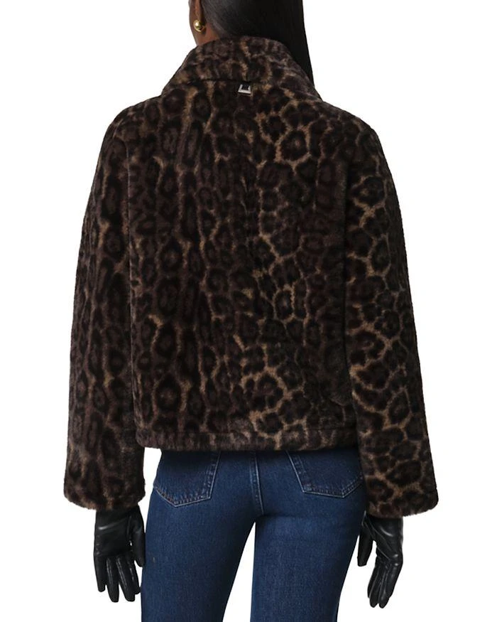 Apparis Elis Faux Fur Leopard Print Jacket 3