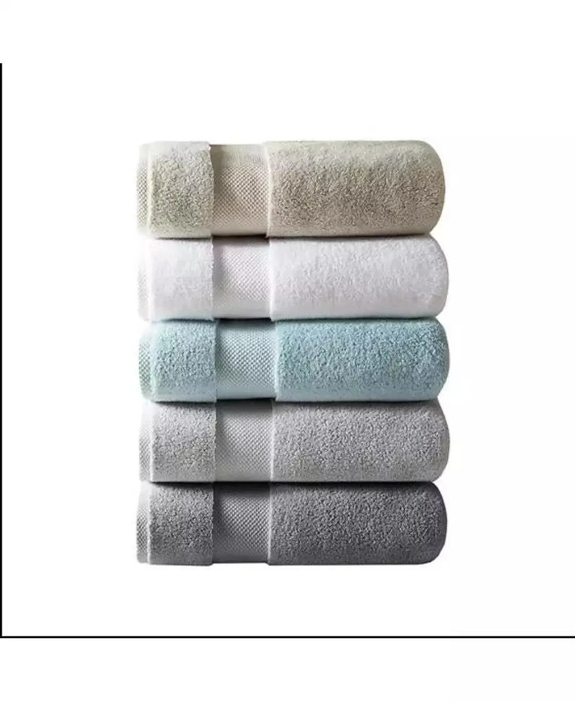 Home Outfitters 100% Cotton 6 Piece Bath Towel Set , Absorbent, Bathroom Spa Towel, Glam/Luxury 2