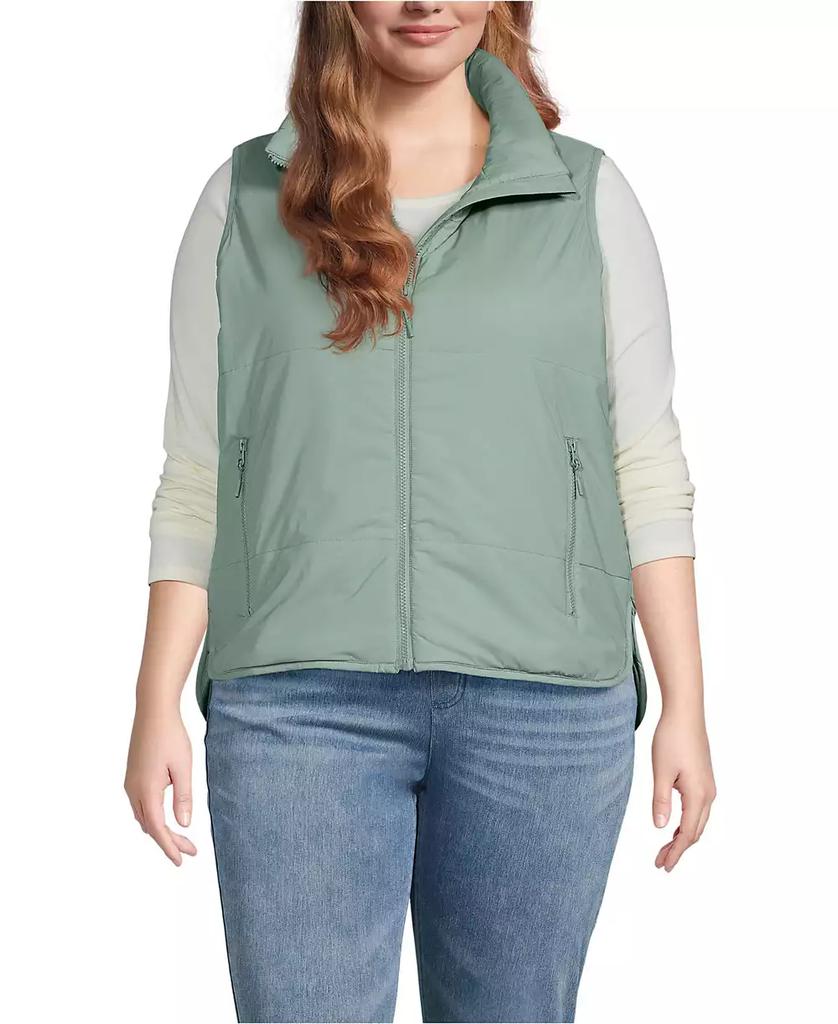 Lands' End Plus Size WanderFree Insulated Vest