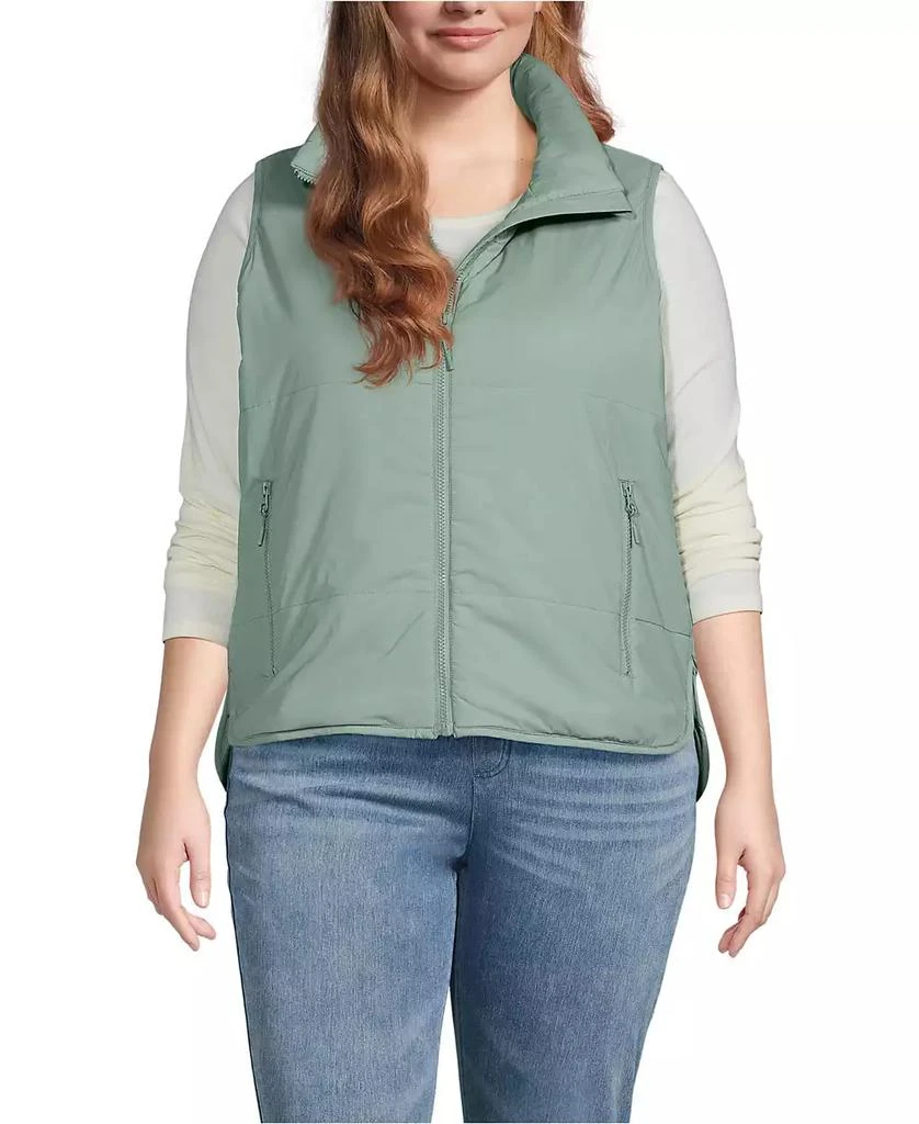 Lands' End Plus Size WanderFree Insulated Vest 1