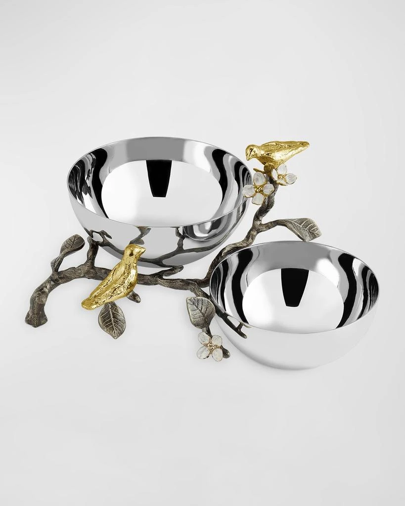 Michael Aram Lovebirds Double Dish 3