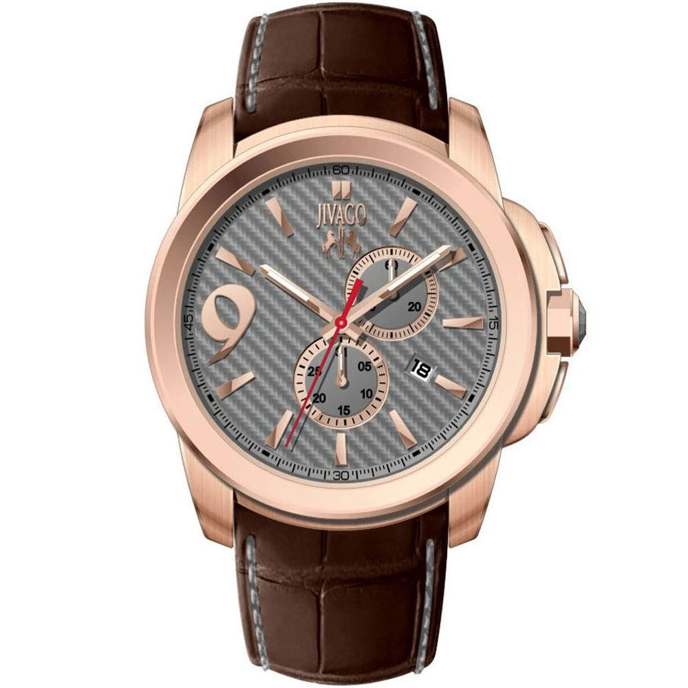 JIVAGO Men's Grey dial Watch 1