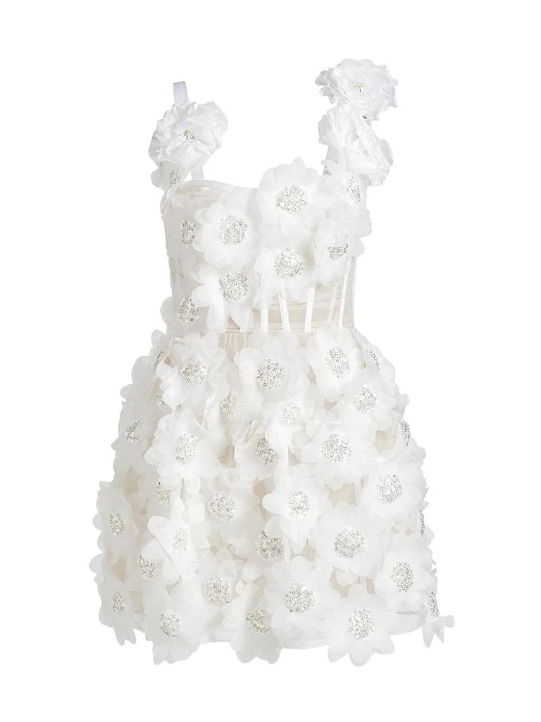 BRONX AND BANCO Rosalie Floral Applique Minidress 1