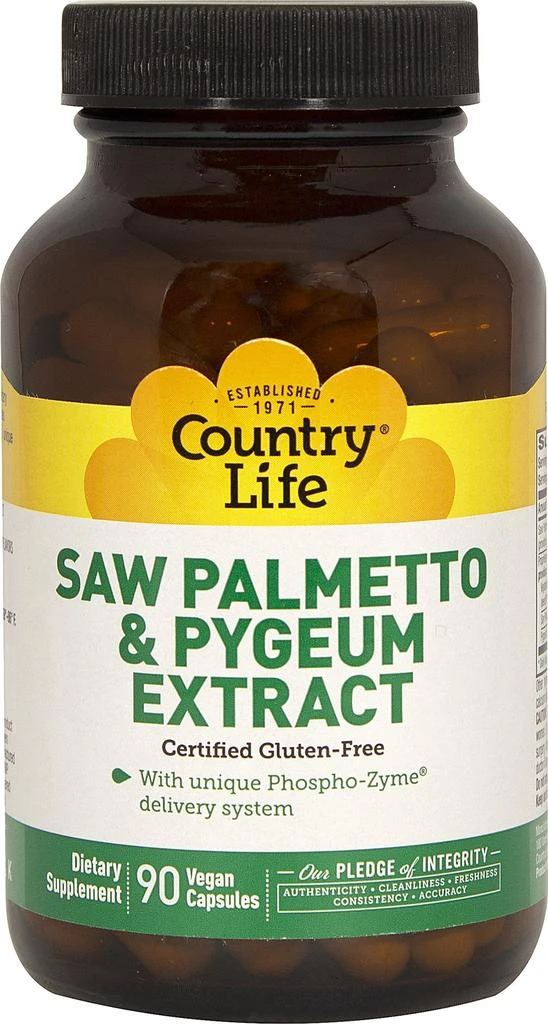 Country Life Herbal Supplements: Saw Palmetto & Pygeum Extract 1