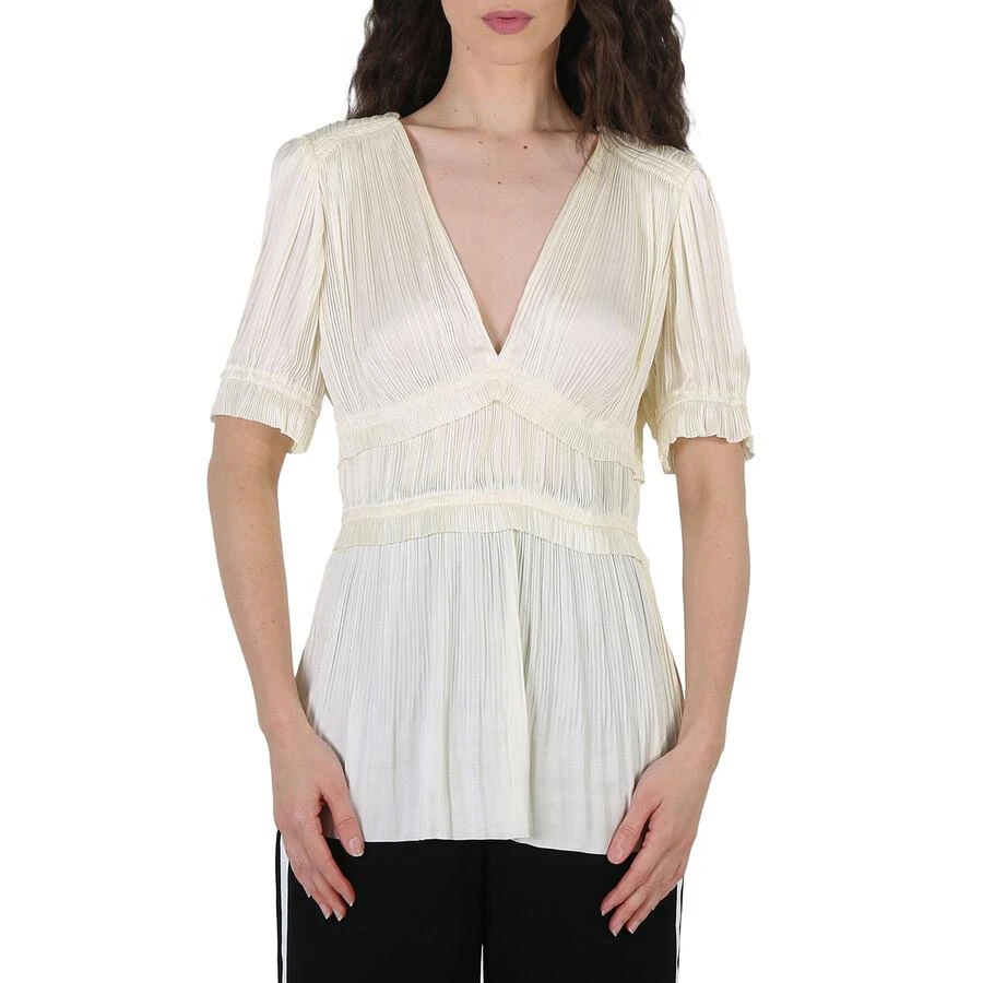 Ralph Lauren Ladies Joclyn Pleat Satin Top