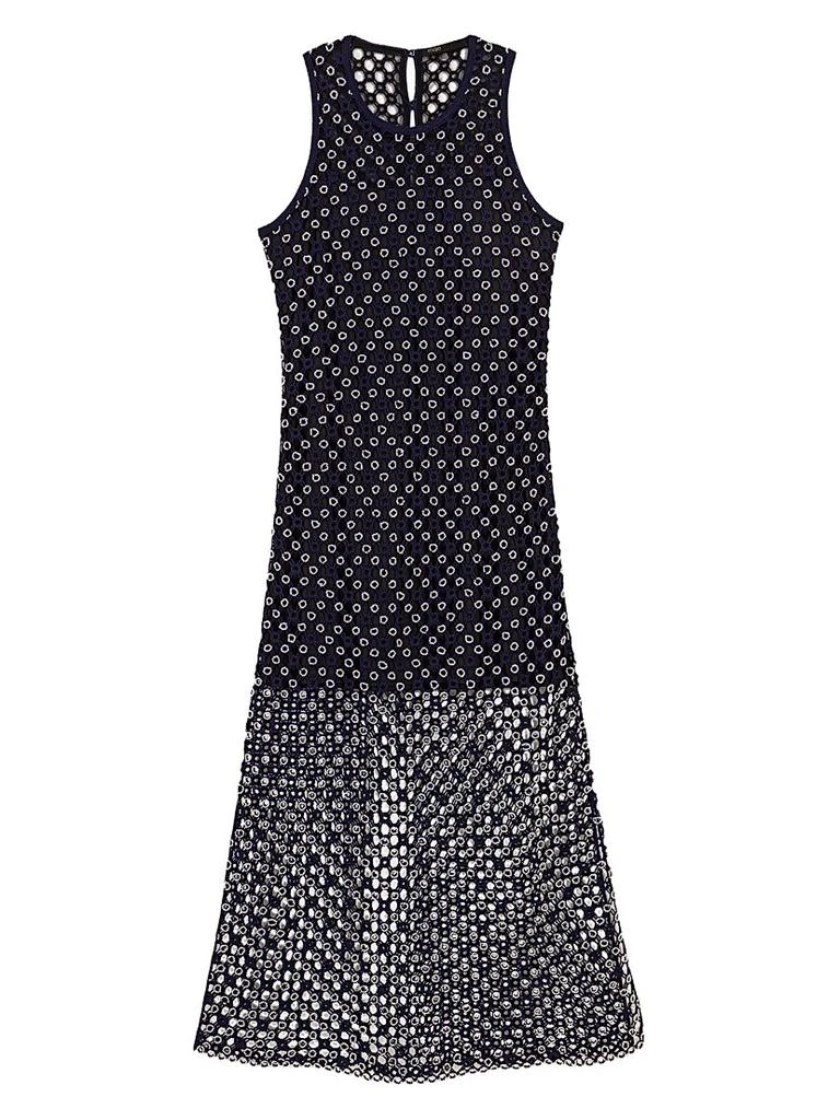 Beaded Crochet Maxi Dress  On Sale Now with Up to 40% Off | Discover  Exclusive Deals & Savings at BeyondStyle  Authentic Maje  contemporary|floor-length|dresses|women's|solid|a-line|women's  apparel|crewneck|sleeveless|Women's with Limited-Time ...