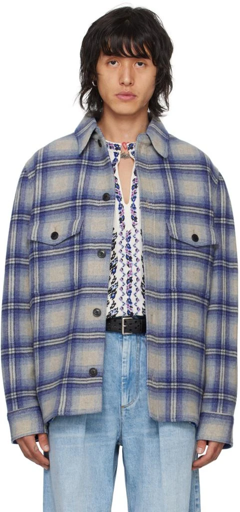 Isabel Marant Blue Kervon Jacket 1