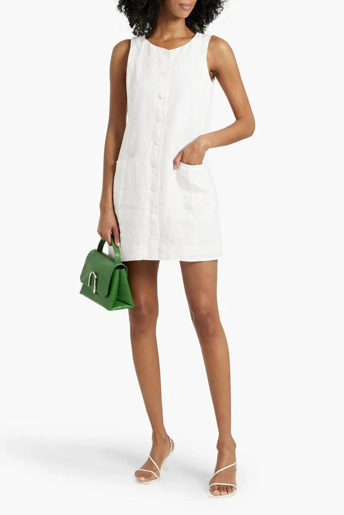 Alex Mill Anna linen-twill mini dress 2