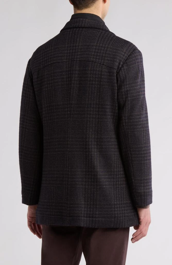 English Laundry Wool Blend Coat with Quilted Bib 2