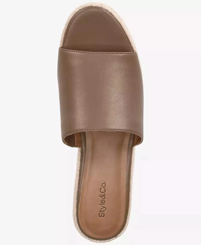 Style & Co Women's Hayess Wedge Cushioned Sandals, Exclusively at Macy's 8