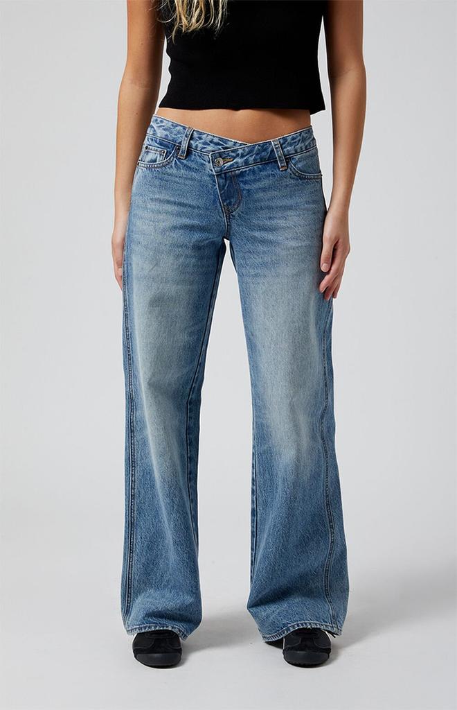 OPEN YY☆24FW BELTED LOOSE BOOTCUT JEAN OPEN YY