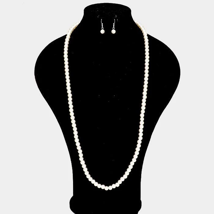 FASHNZFAB 12PCS - Faux Pearl Necklaces 2