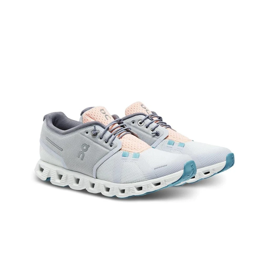 On On Cloud 5 Push 69.98353 Sneaker Women's Glacier Undyed White Running Shoes 3