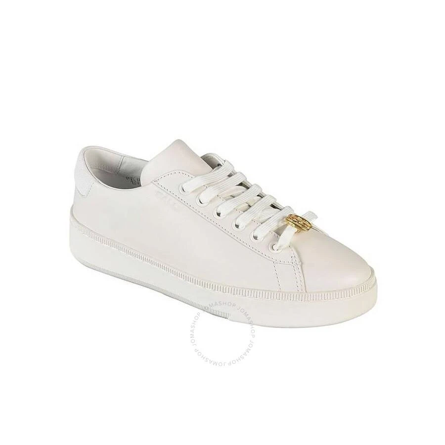 Bally Ladies White Raise Lace-Up Leather Sneakers 1