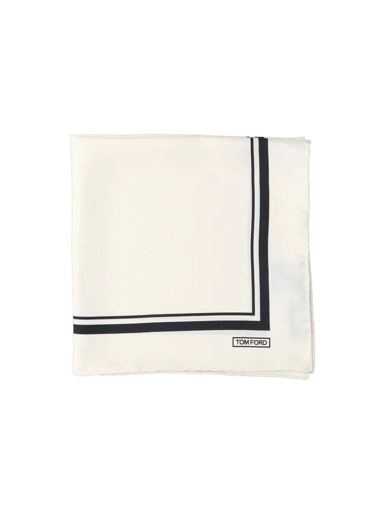 Tom Ford Tom Ford Tonal Frame Pocket Square Scarf 1