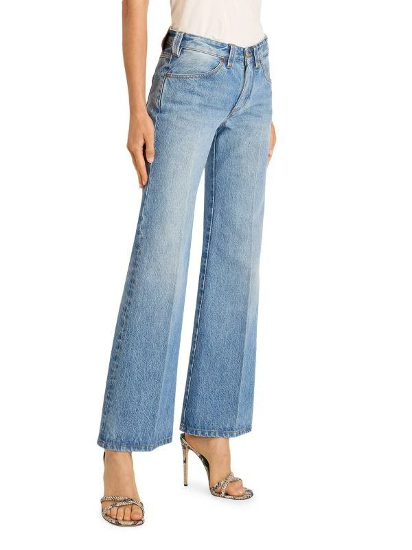 Victoria Beckham Edie High-Rise Wide-Leg Jeans 3