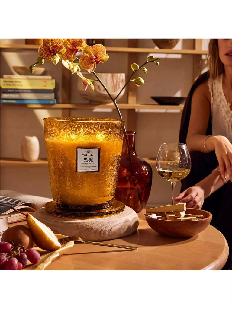 Voluspa Baltic Amber 5-Wick Hearth Candle 4