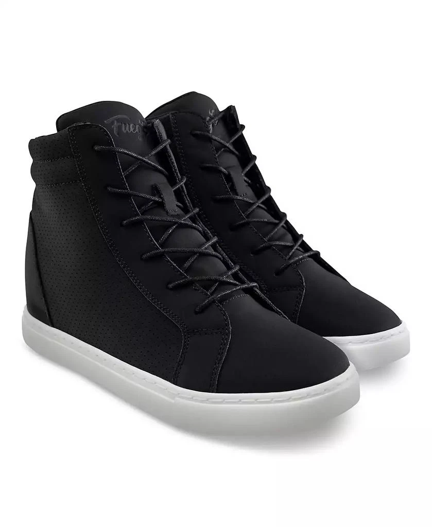 Fuego Kids Black Wedge Sneaker 8