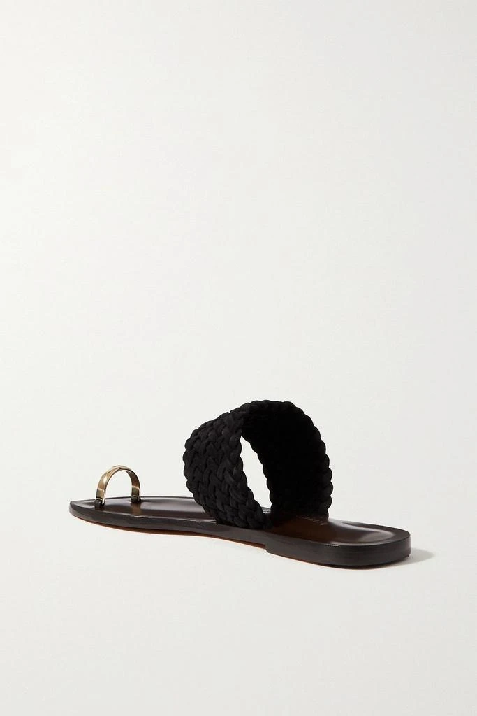 Emme Parsons Agnes woven suede sandals 3