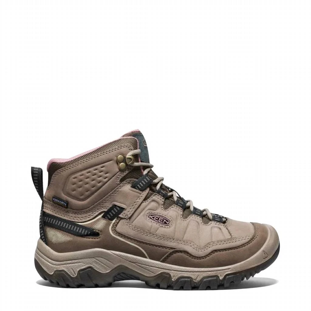 Keen Women
s Targhee Iv Mid Boot In Brindle/rose