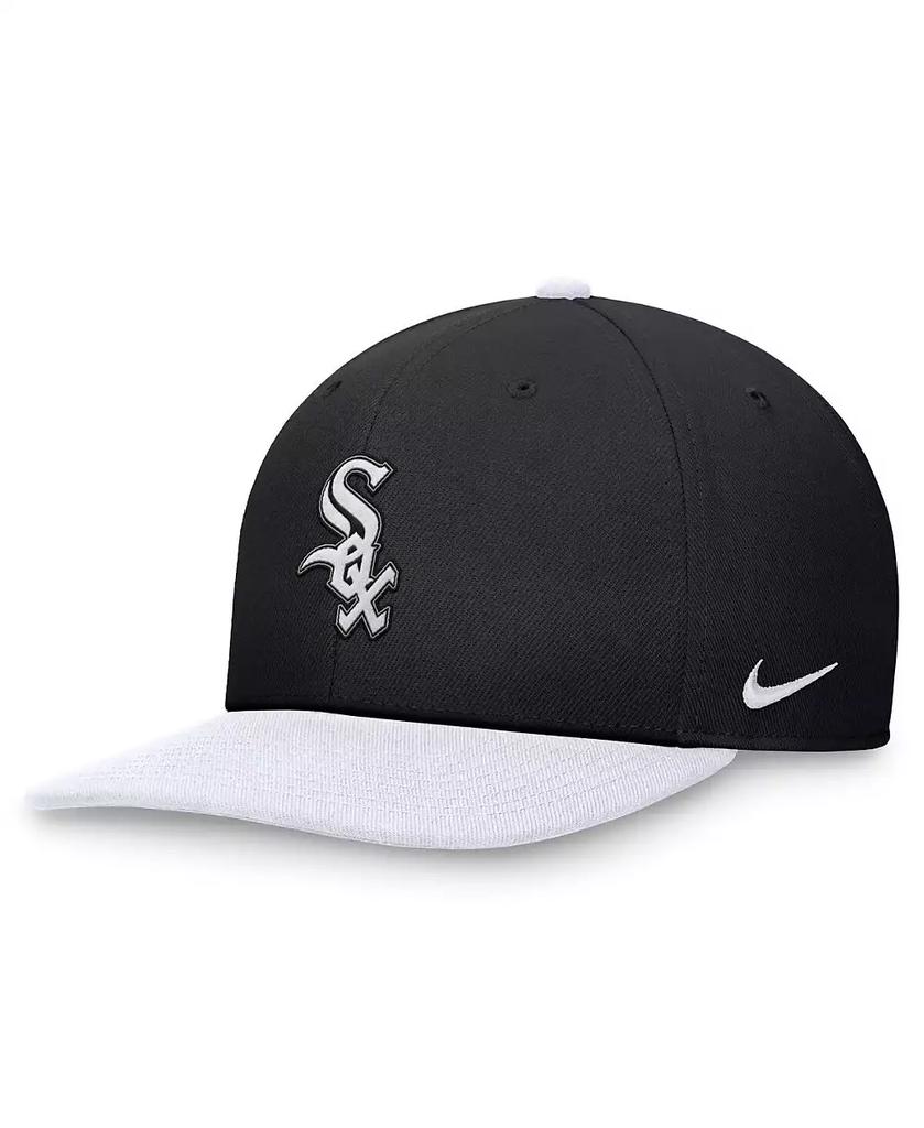 NIKE Men's Black/White Chicago White Sox Evergreen Two-Tone Snapback Hat