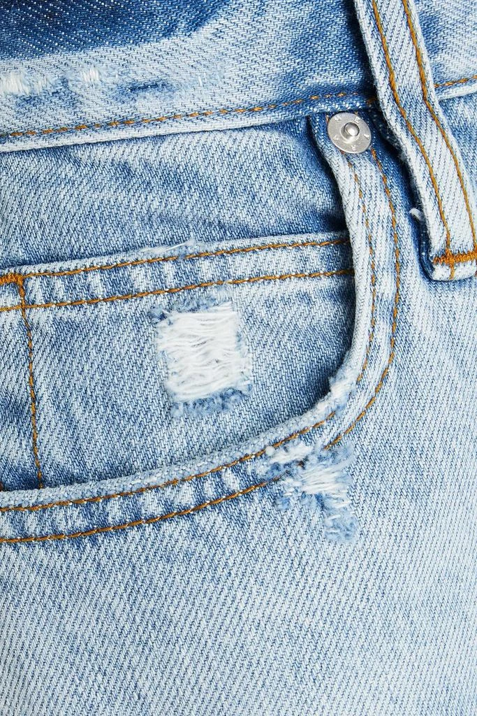 FRAME Cropped distressed boyfriend jeans 4