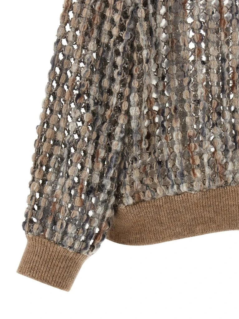 Brunello Cucinelli Brunello Cucinelli Sequin Embellished Zip-Up Cardigan 4