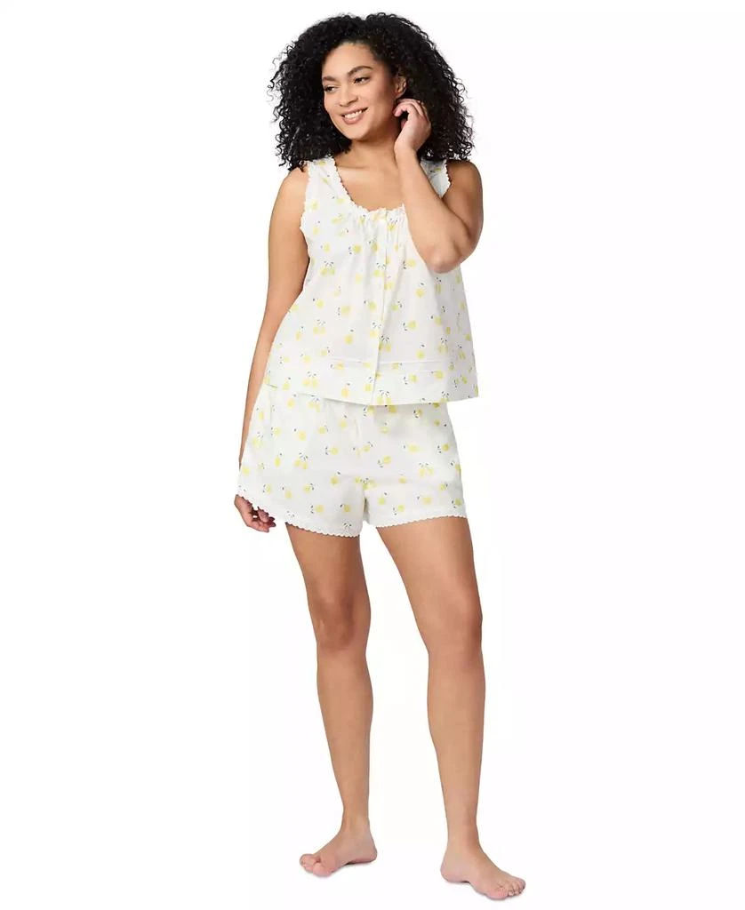 GAP Women's 2-pc Cotton Short Eyelet Pajama Set 1