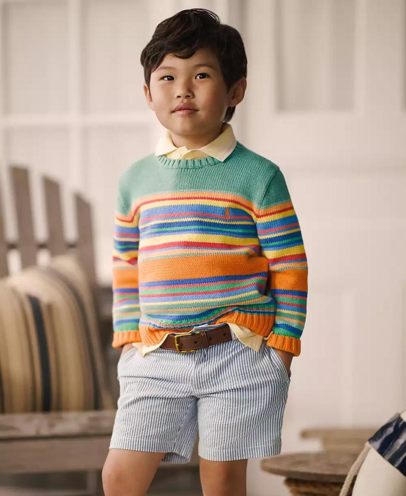 Ralph Lauren Toddler and Little Boys Stretch Seersucker Shorts