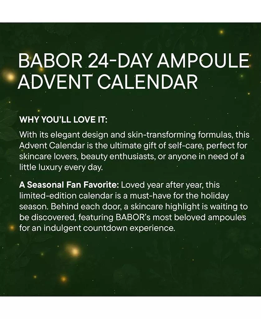 BABOR 24-Pc. Advent Calendar Ampoule Set 6