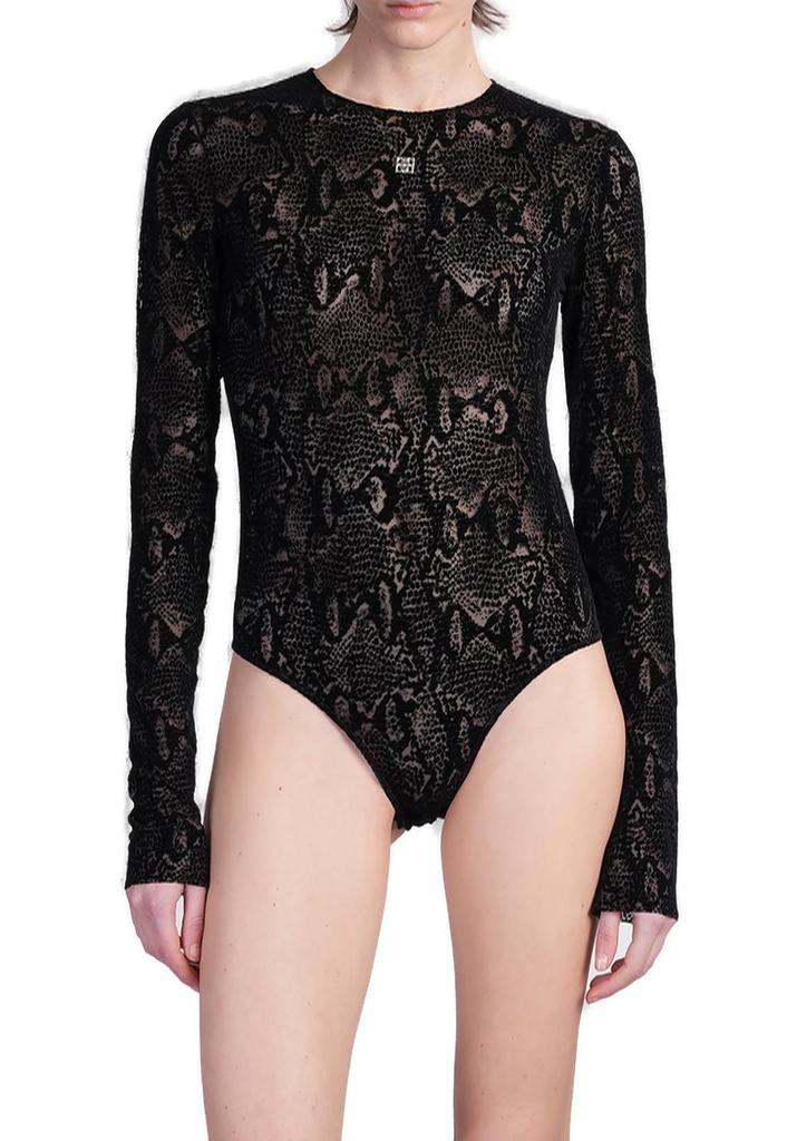 Tシャツ・カットソー GIVENCHY MONOGRAM TULLE BODYSUIT Givenchy Bodysuit in Monogram Tulle - Tops - Free Shipping