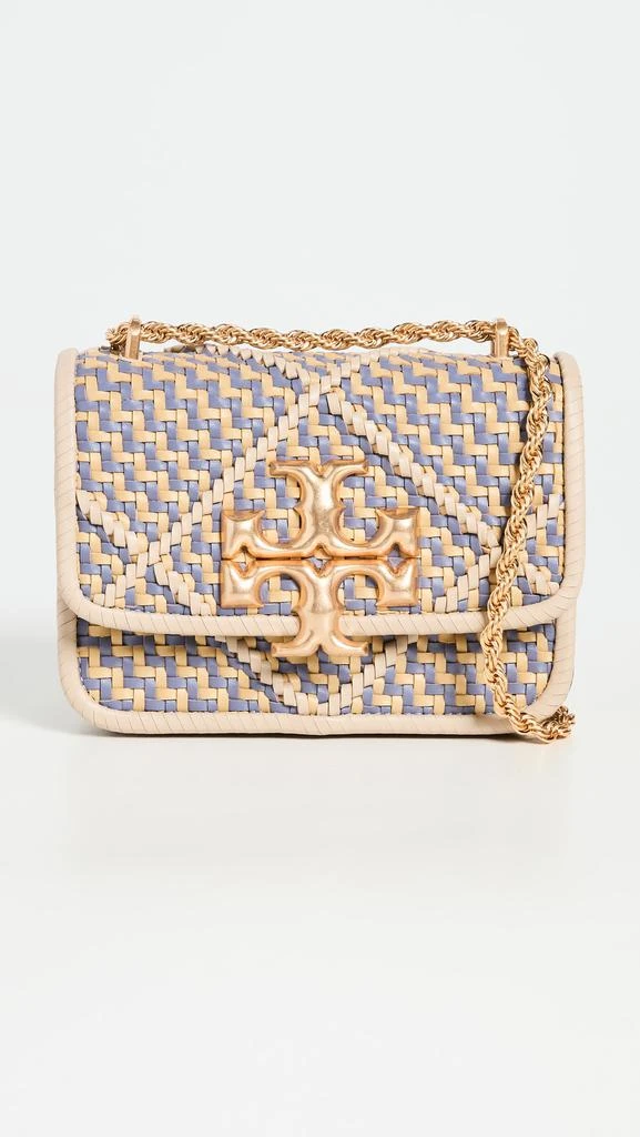 Tory Burch Small Eleanor Multi-Diamond Woven Convertible Bag 2