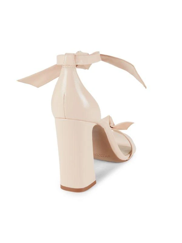 Alexandre Birman Clarita 90MM Block Heel Leather Sandals 3