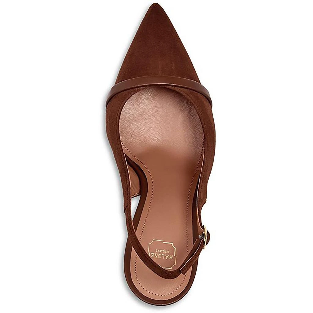 Malone Souliers Jama90 Womens Suede Ankle Strap Slingback Heels 3