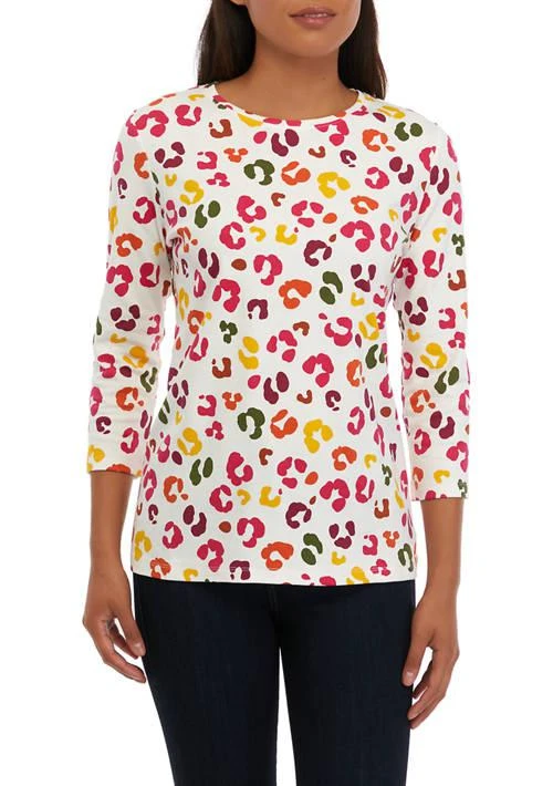 Kim Rogers® Rogers Womens Printed Top 1