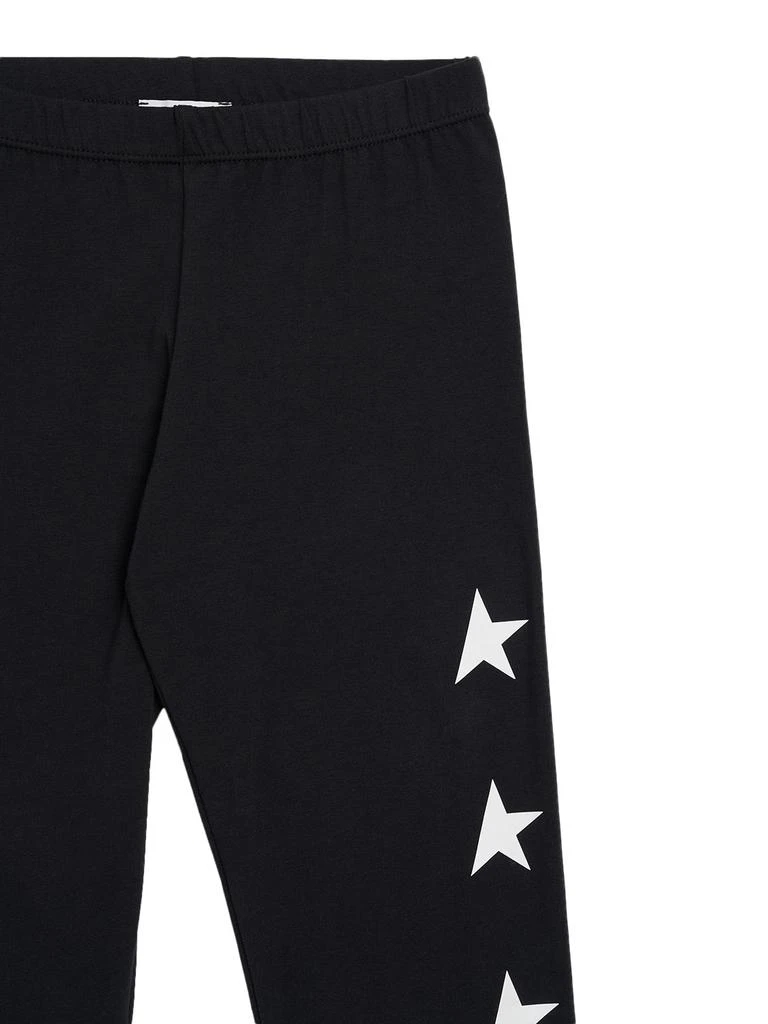 Golden Goose Star Print Cotton Jersey Leggings 1