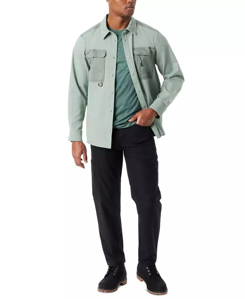 BASS OUTDOOR Men's Relaxed Fit Camo Worker Shirt Jacket 5