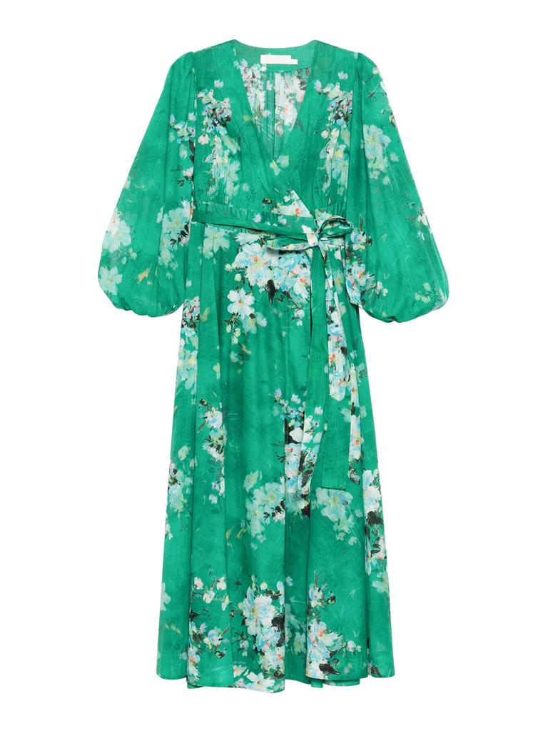 Zimmermann EVERLY WRAP MIDI DRESS