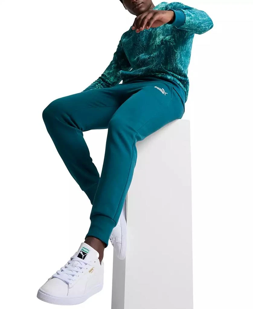Puma Men's Embroidered Logo Fleece Jogger Sweatpants 3