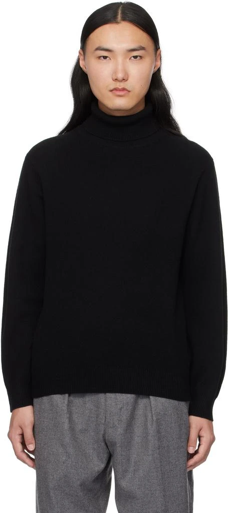 BEAMS PLUS Black 9G Turtleneck 1