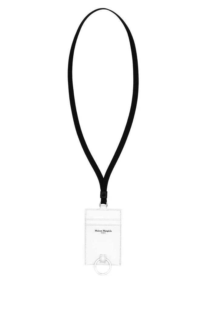 Maison Margiela Maison Margiela Logo-Printed Neck-Strap Cardholder  
