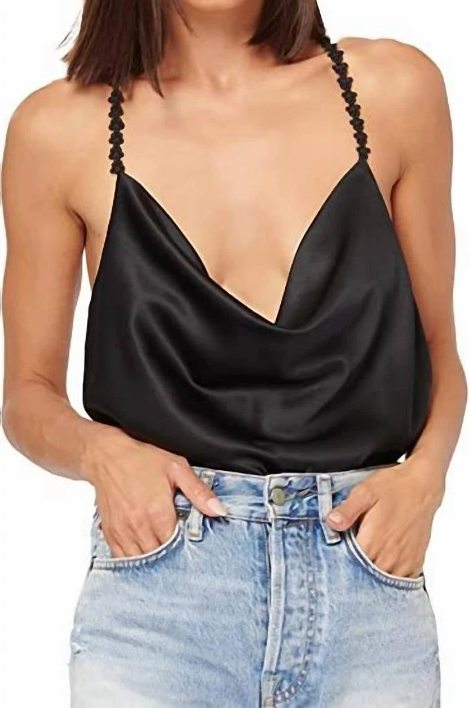 CAMI NYC Floris Cami Top In Black 1