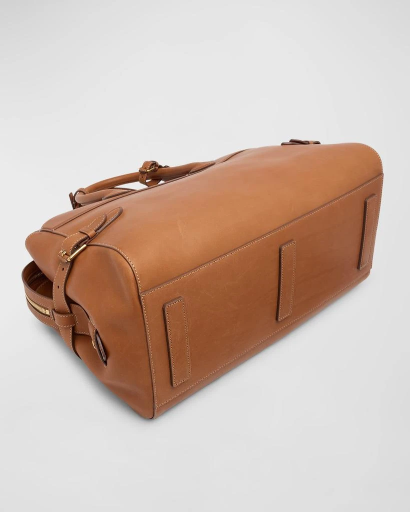 Ralph Lauren Men's Bedford Canvas and Calfskin Bowler Bag 2