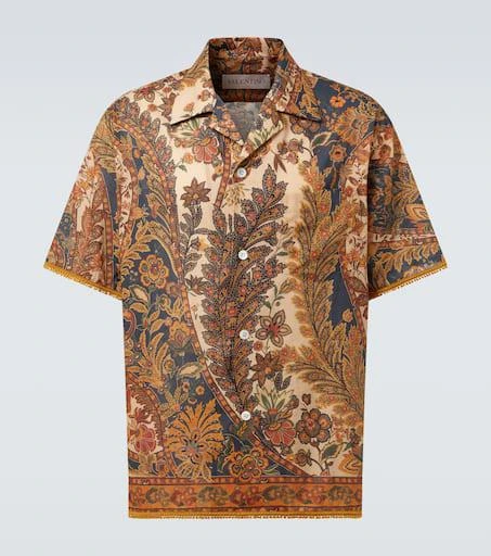 Valentino Paisley linen shirt 1