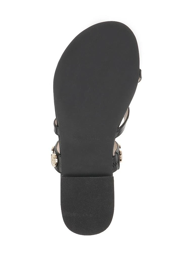 L'Agence Hanna Leather Slip-On Sandals 6