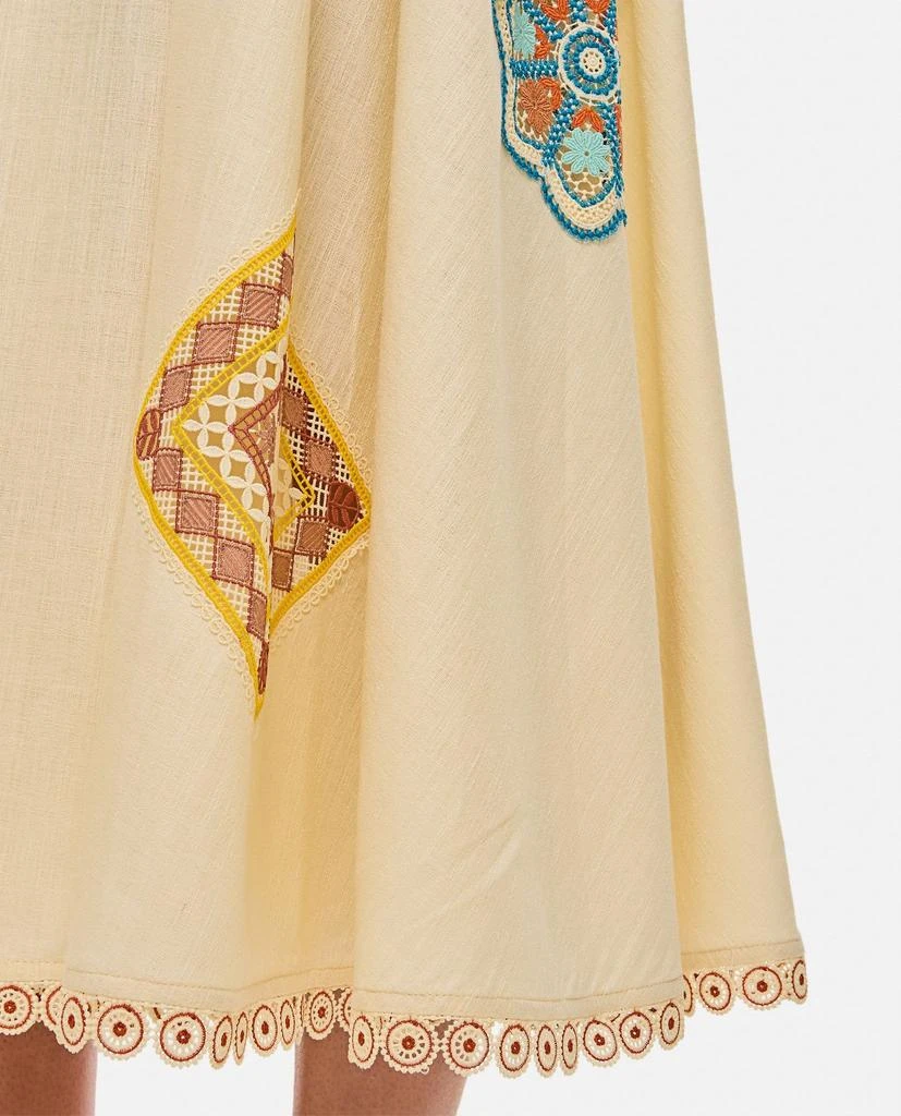 Zimmermann Zimmermann Ottie Flared Midi Skirt 4