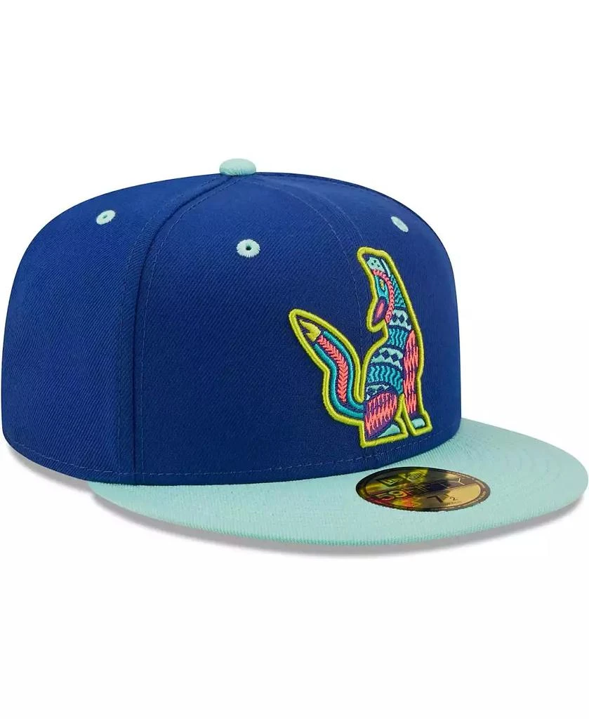 New Era Men's Blue, Mint Sonadores de Hillsboro Copa De La Diversion 59FIFTY Fitted Hat 4
